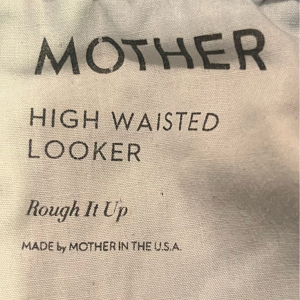 MOTHER Womens High Waisted Looker “Rough It Up” Jeans - Size 26 - Picture 4 of 6